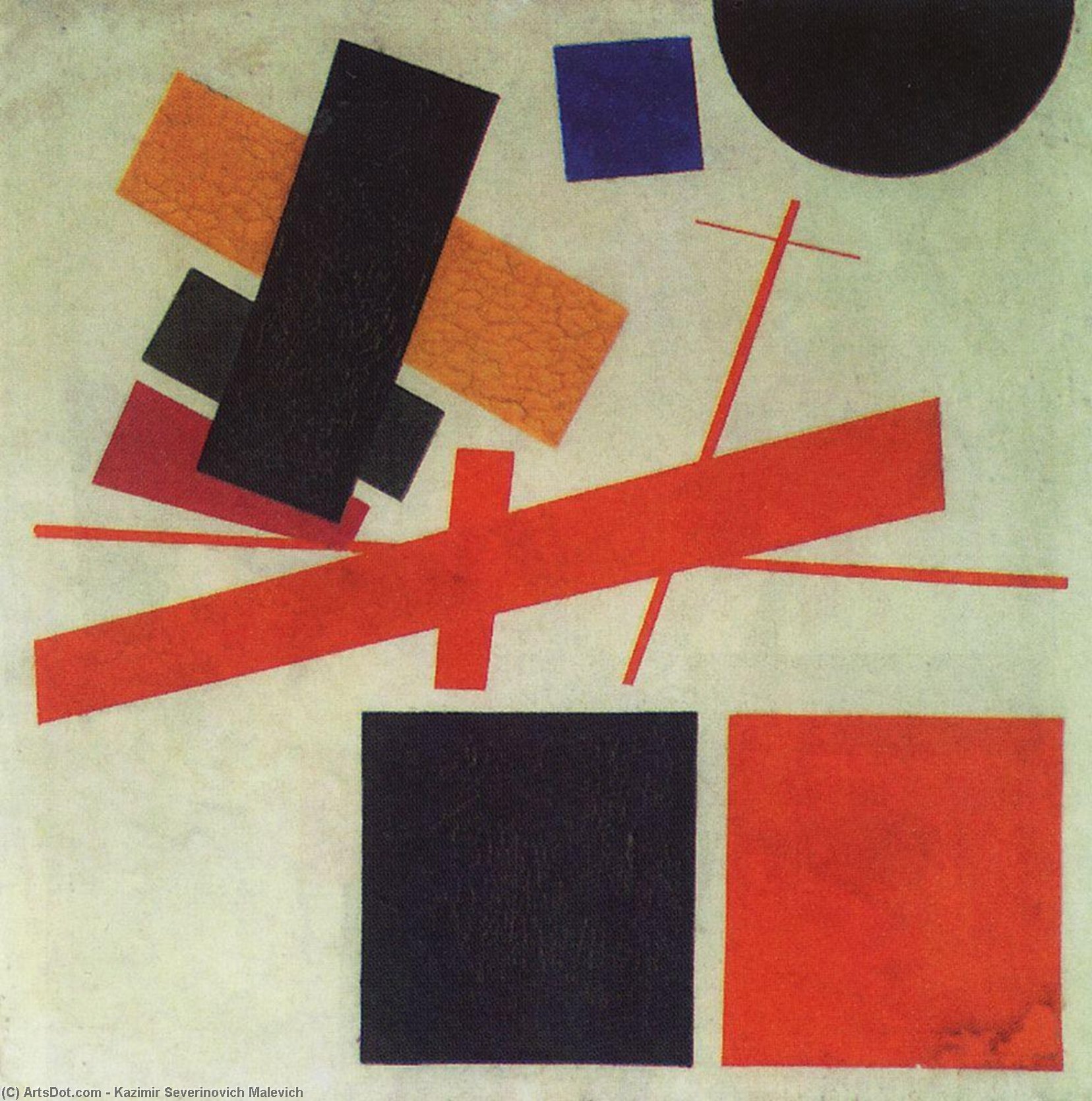 Suprematism (12) Übersetzung Deutsch: Suprematismus (12) — Kasimir Sewerinowitsch Malewitsch