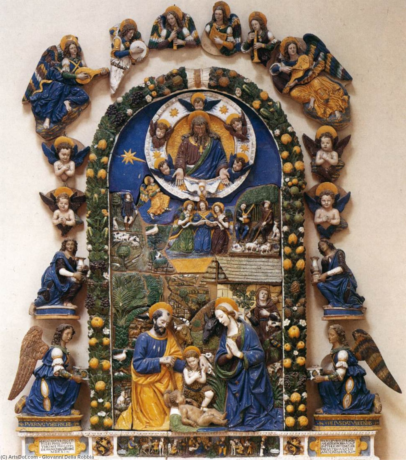 Natividad — Giovanni Della Robbia