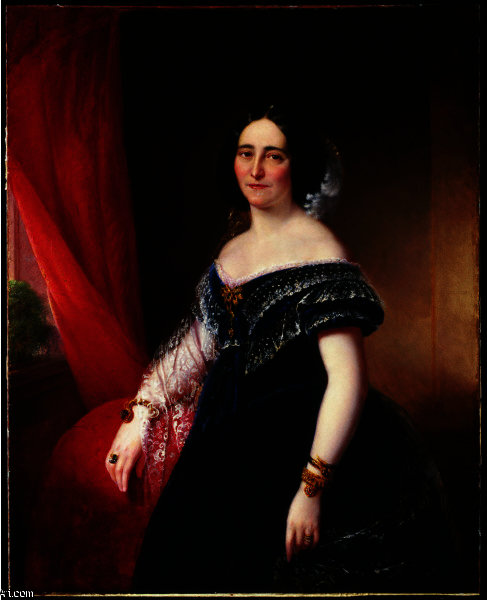 Portrait Of Mrs. Quincy — Chester Harding