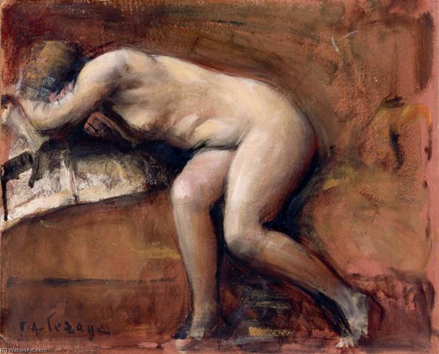 Nu Femme Penchée — Lesage Pierre Alexis