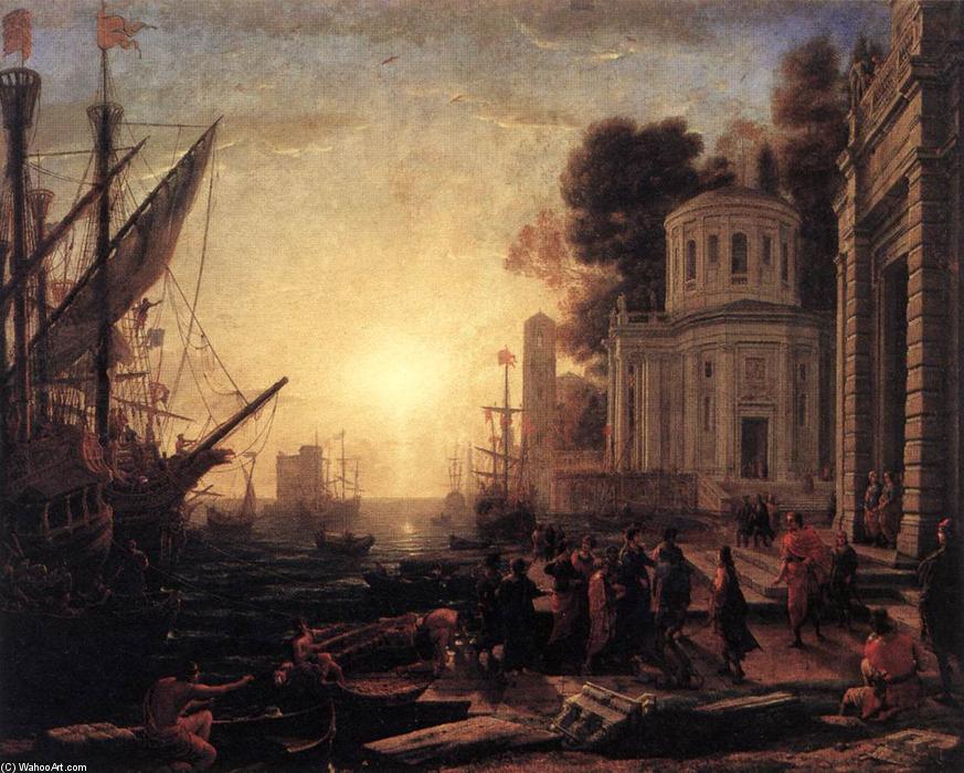 The Disembarkation Of Cleopatra At Tarsus — Claude Lorrain (claude Gellée)