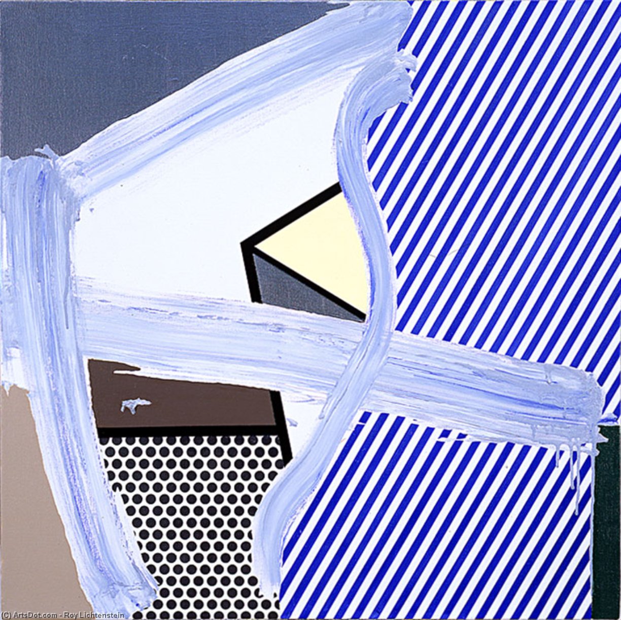 Brushstroke With Still Life Vii — Roy Lichtenstein