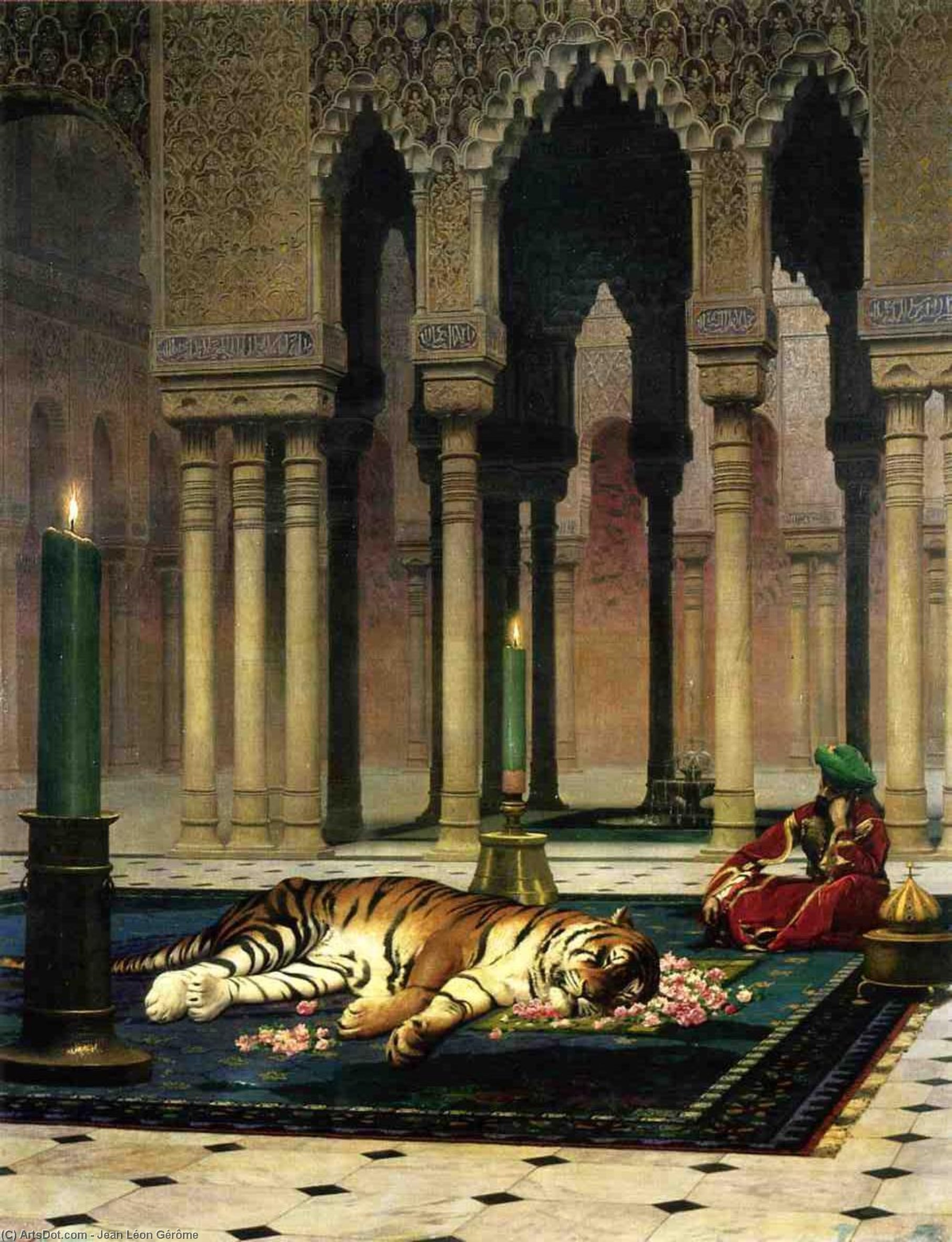 The Pasha's Sorrow (aka Dead Tiger) — Jean-léon Gérôme