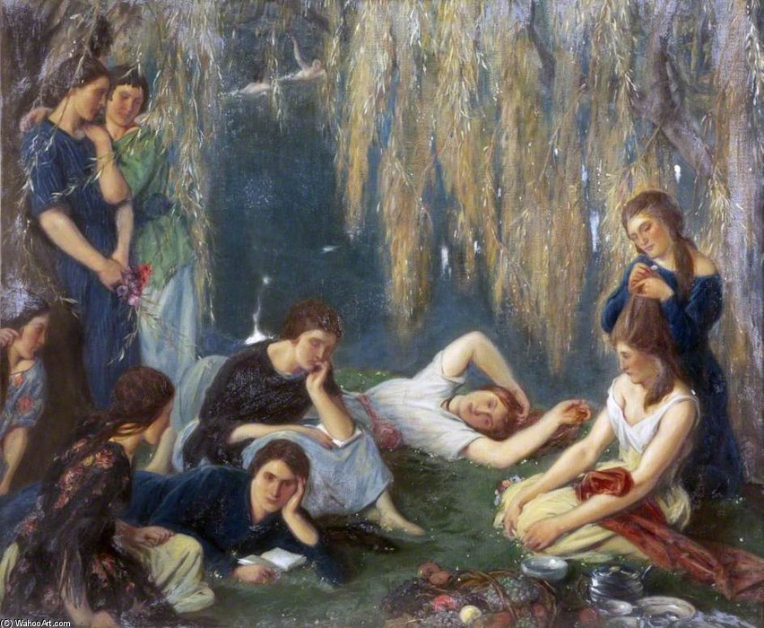 The Willow Pond — Charles Haslewood Shannon