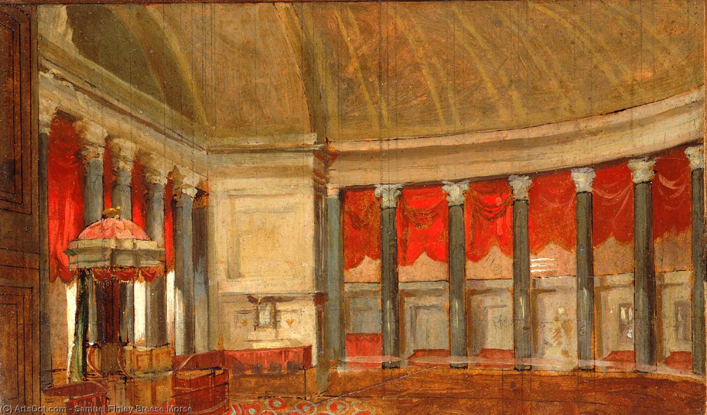 Study For The Old House Of Representatives — Samuel Finley Breese Morse