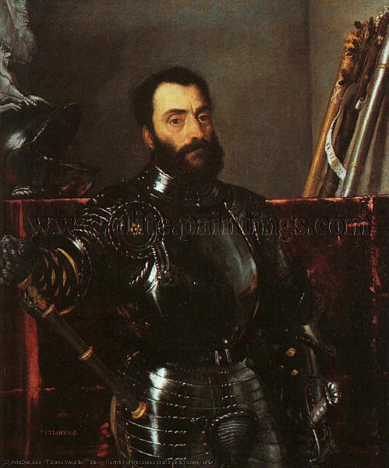 Portrait Of Francesco Maria Della Rovere, Uffi — Titian