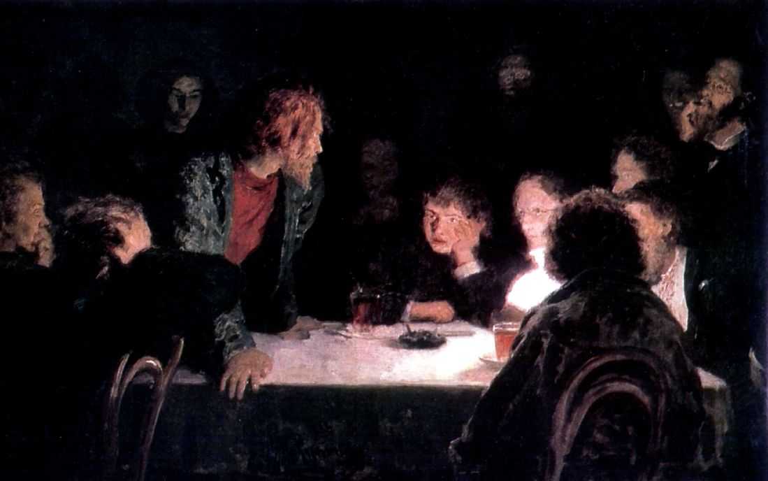 The Revolutionary Meeting. — Ilya Yefimovich Repin
