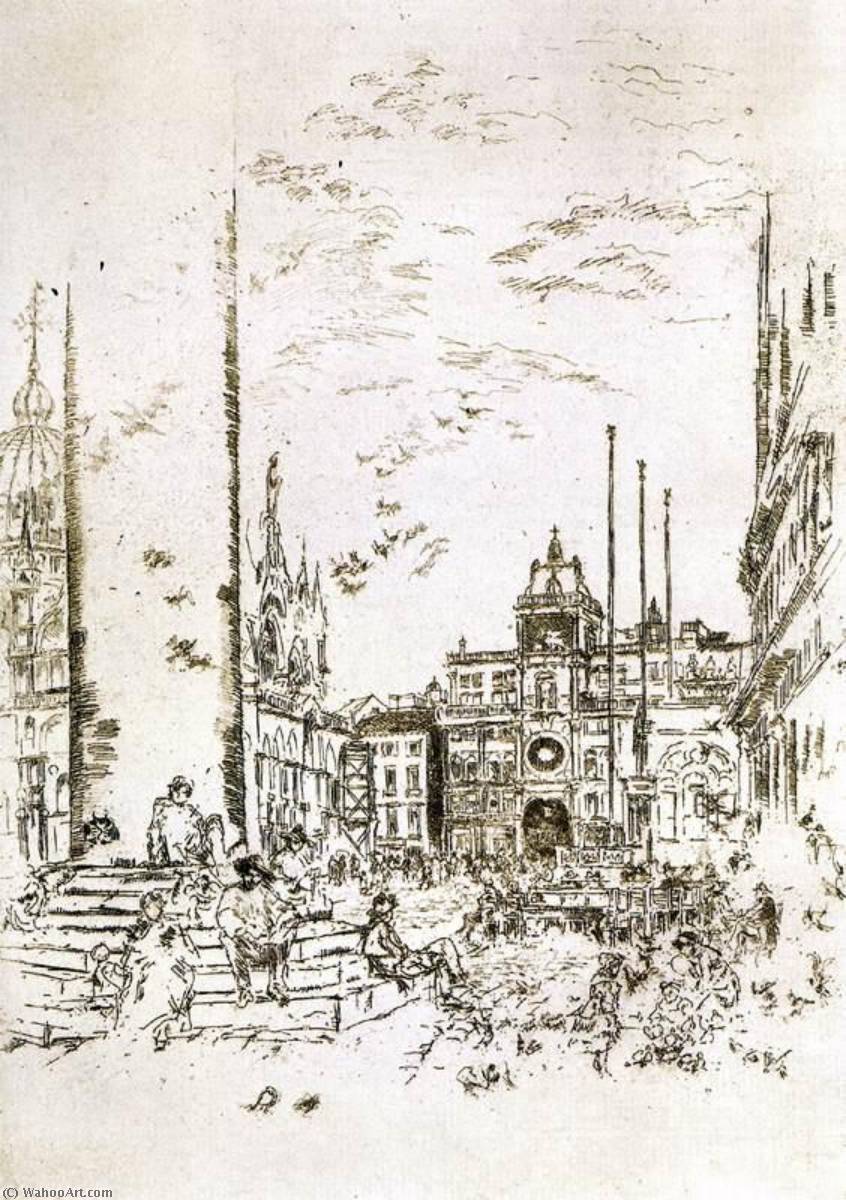 La Piazzetta — James Abbott Mcneill Whistler