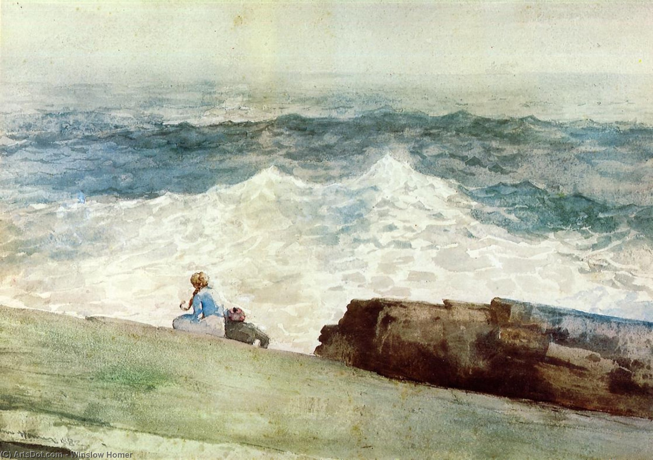 The Northeaster — Winslow Homer