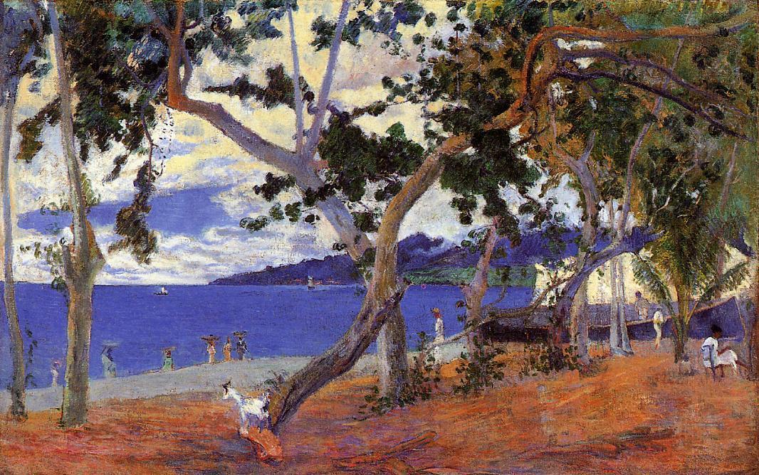 Coastal Landscape From Martinique — Eugène Henri Paul Gauguin