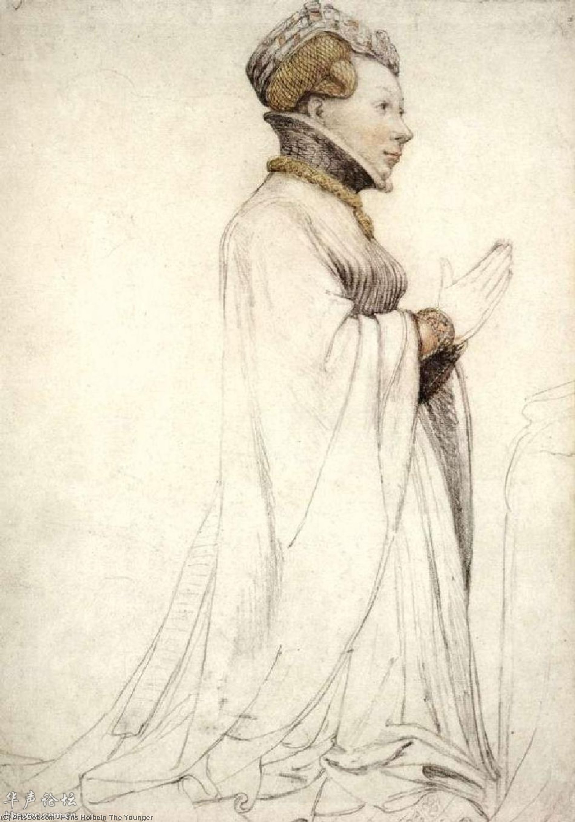 Jeanne De Boulogne, Duchess Of Berry — Hans Holbein The Younger