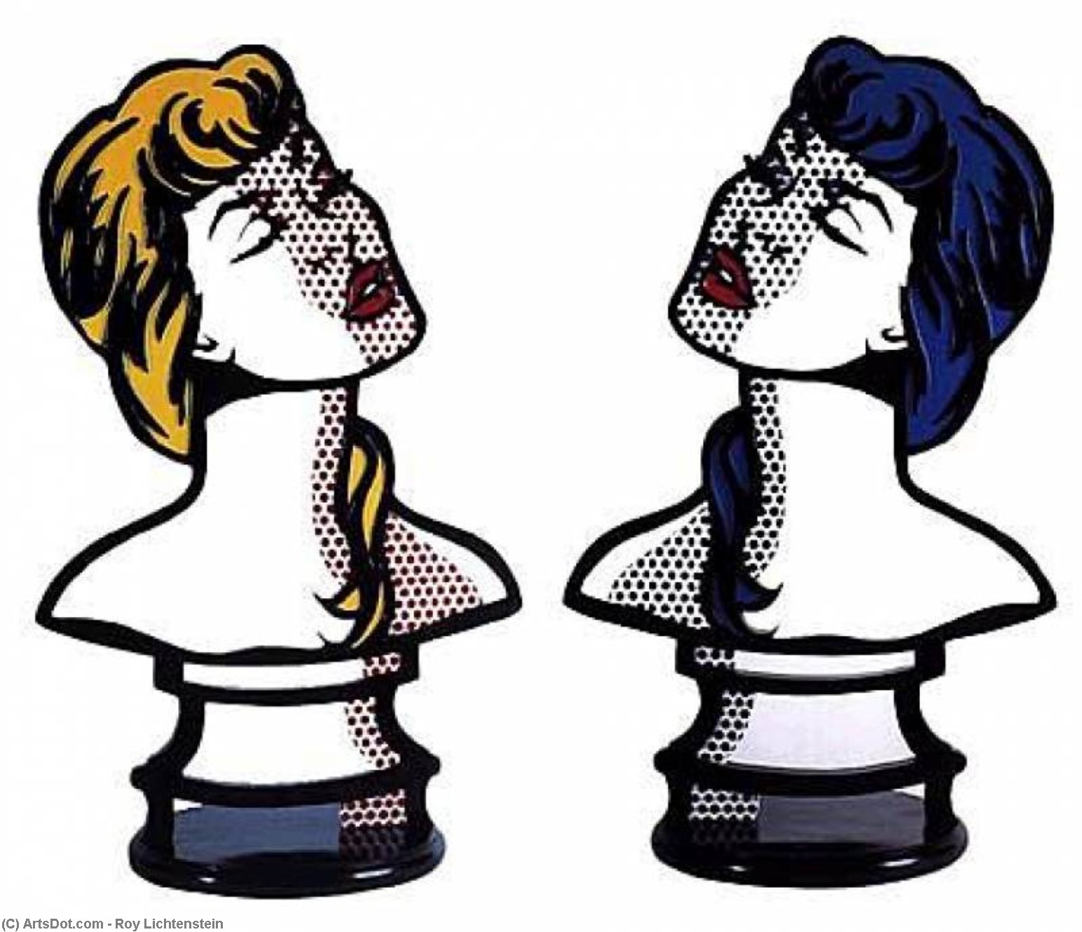 Woman Sunlight-moonlight — Roy Lichtenstein