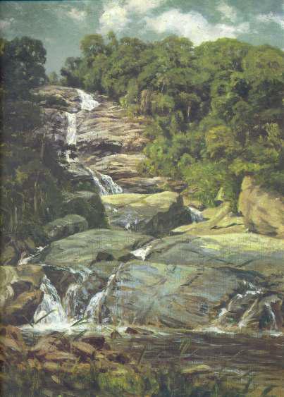 Small Cascade In Tijuca — Nicolas-antoine Taunay