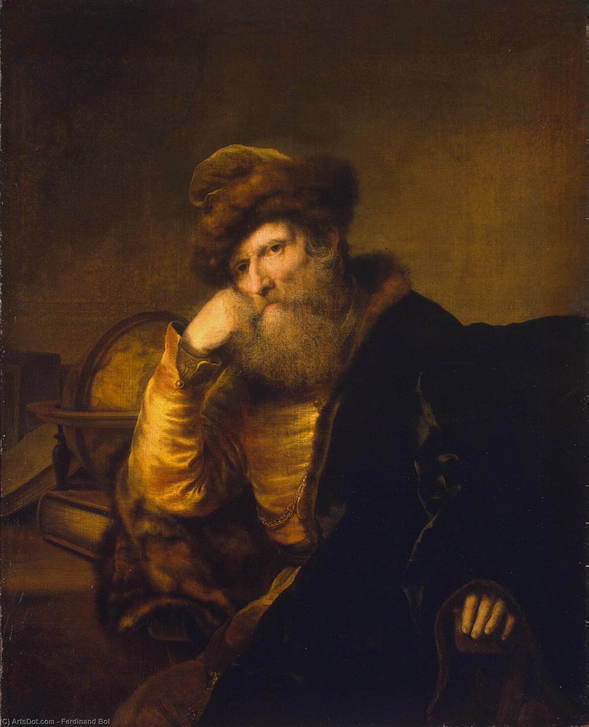 Portrait Of A Scholar — Ferdinand Bol