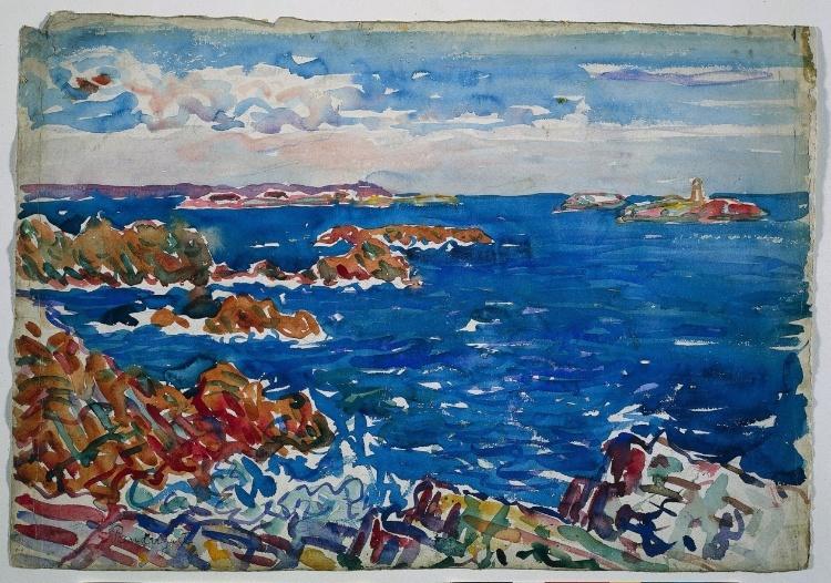 The Rocky Seashore — Maurice Brazil Prendergast