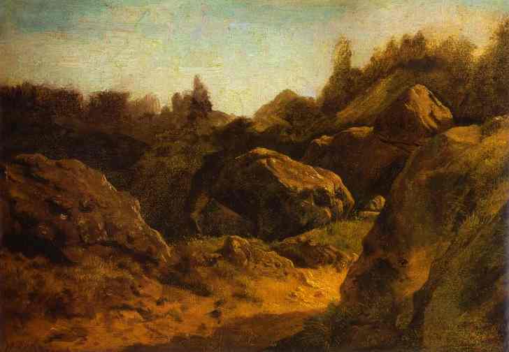 On Valaam. Rocks — Fyodor Alexandrovich Vasilyev