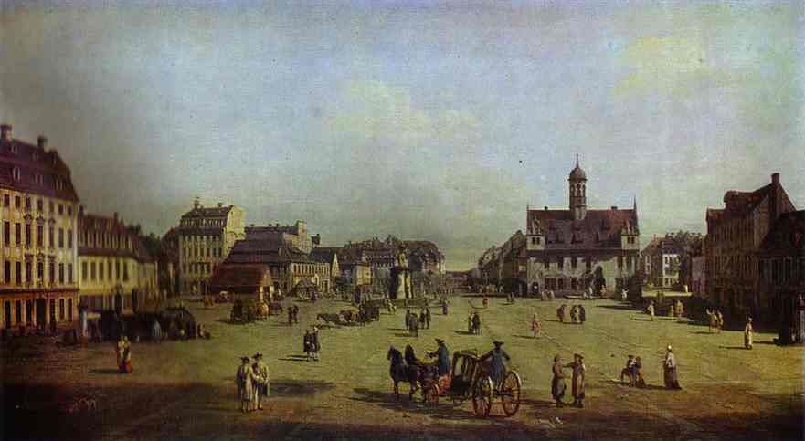 The New Market Square In Dresden — Bernardo Bellotto