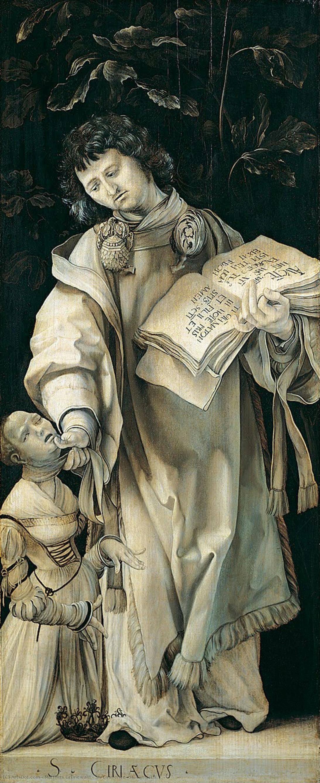St. Lawrence, St. Cyriacus — Matthias Grünewald