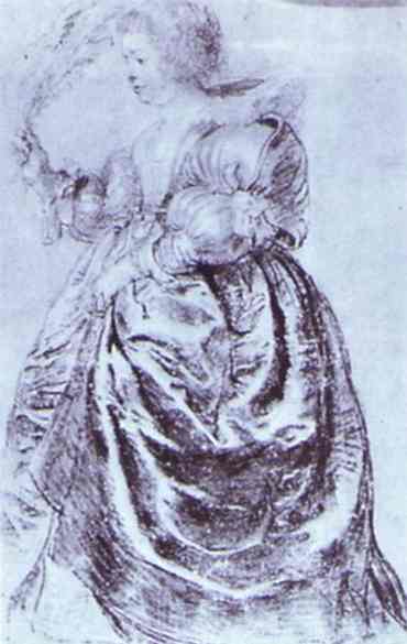 Young Woman With An Ostrich Plum — Peter Paul Rubens