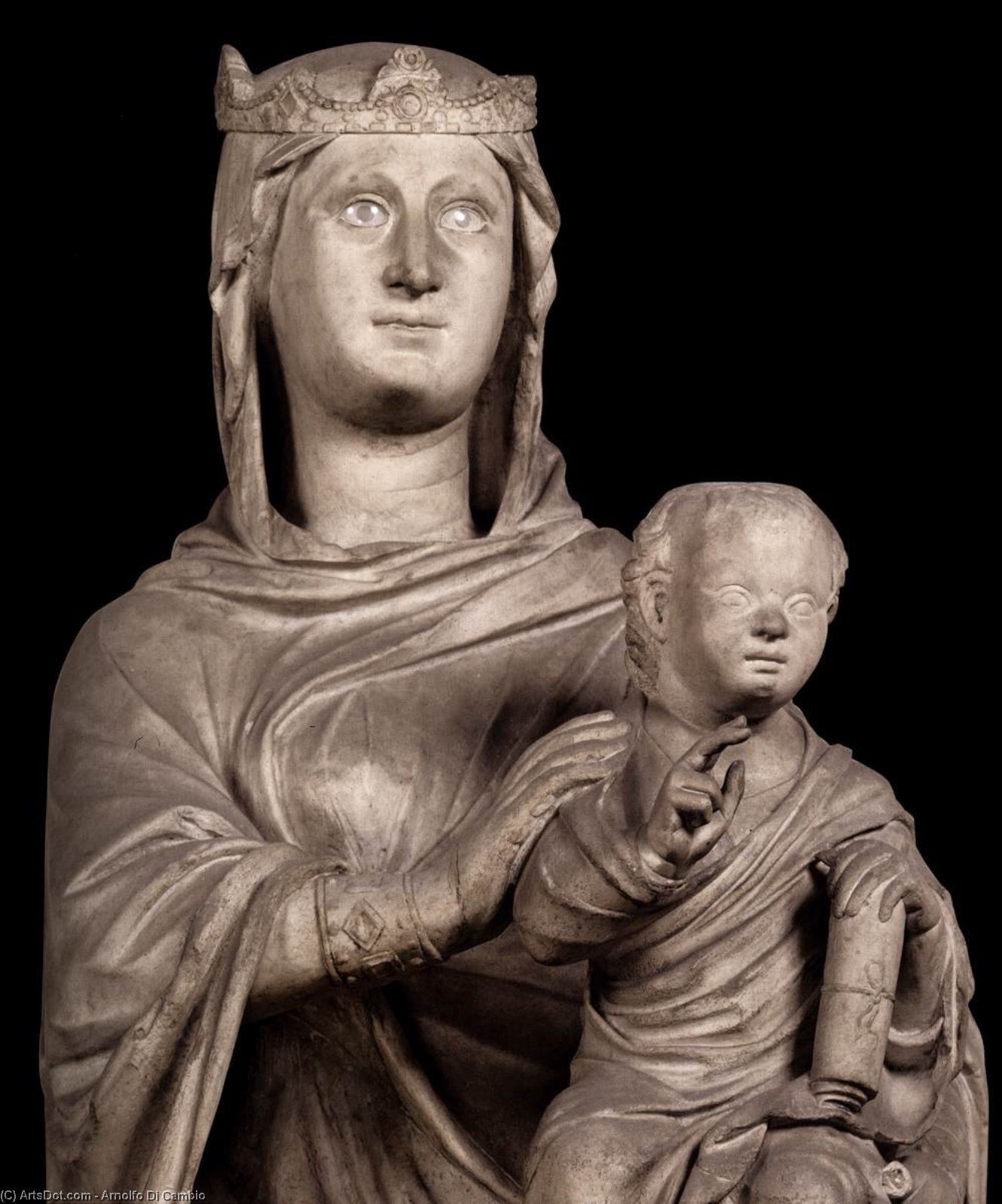 Madonna And Child (detail) — Arnolfo Di Cambio