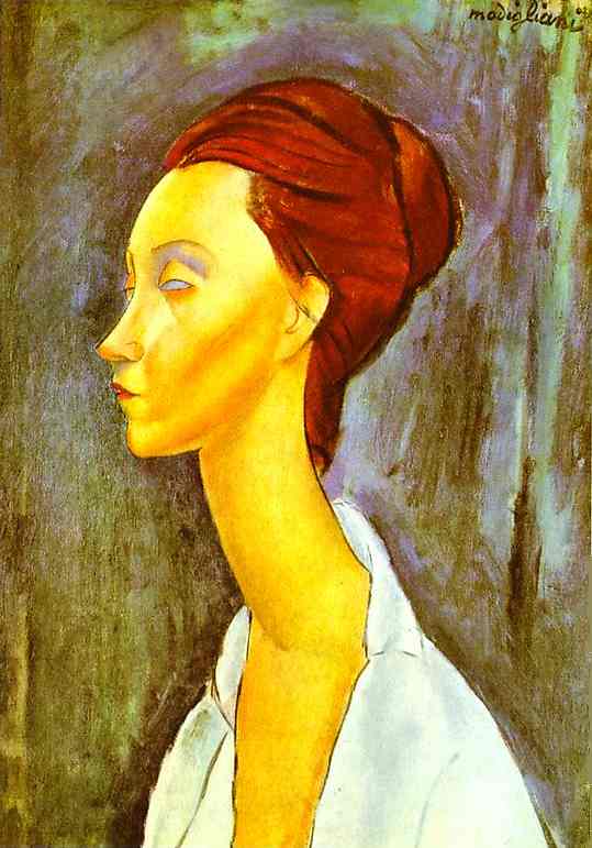 Portrait Of Lunia Czechovska — Amedeo Clemente Modigliani