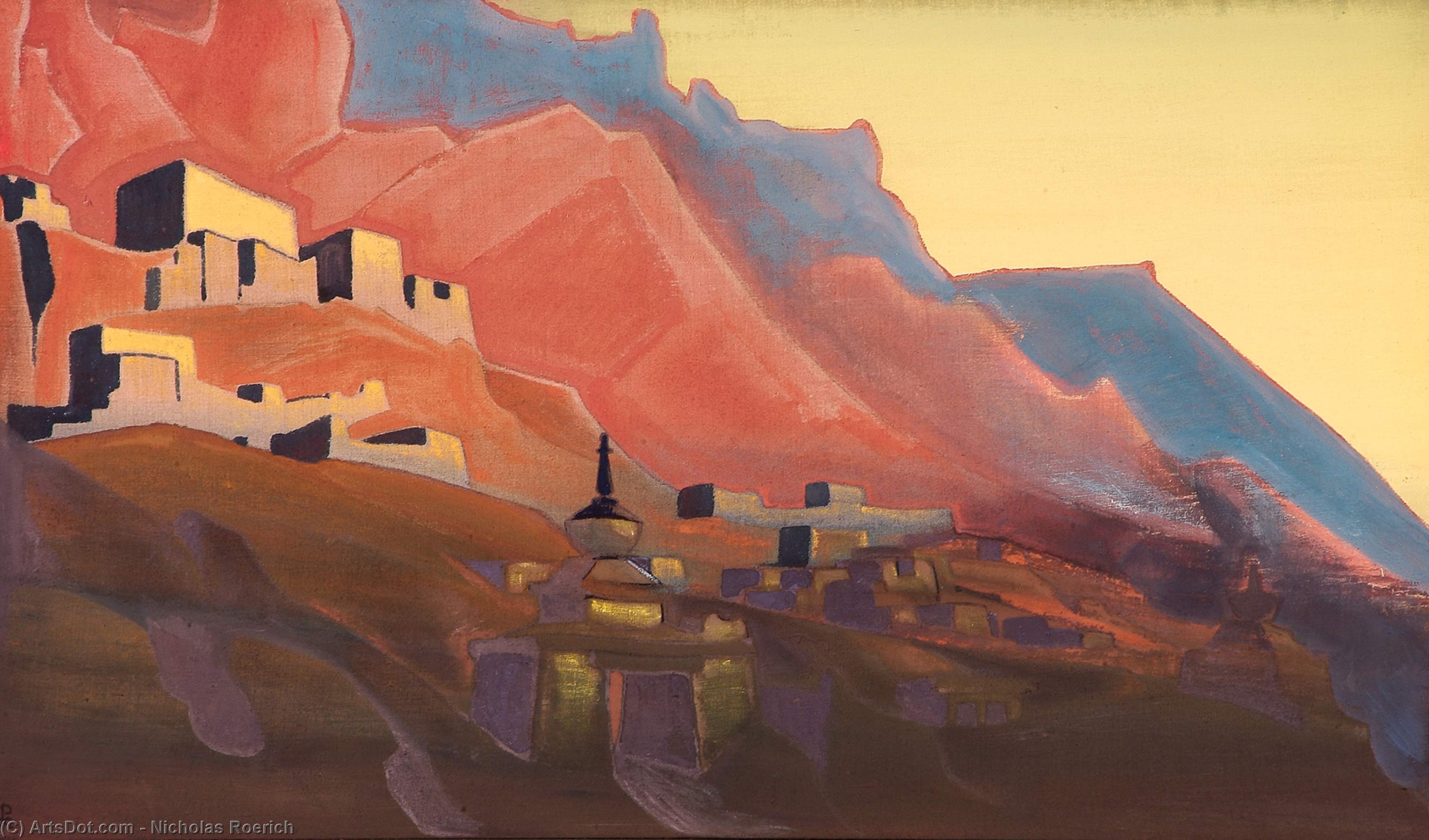 Ladakh. Sunset. — Nicholas Roerich