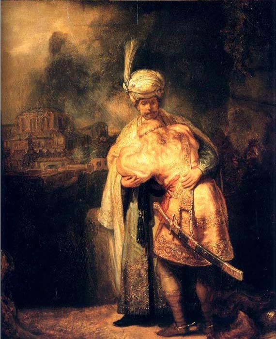 David Et Jonathan, St Petersbourg — Rembrandt Van Rijn