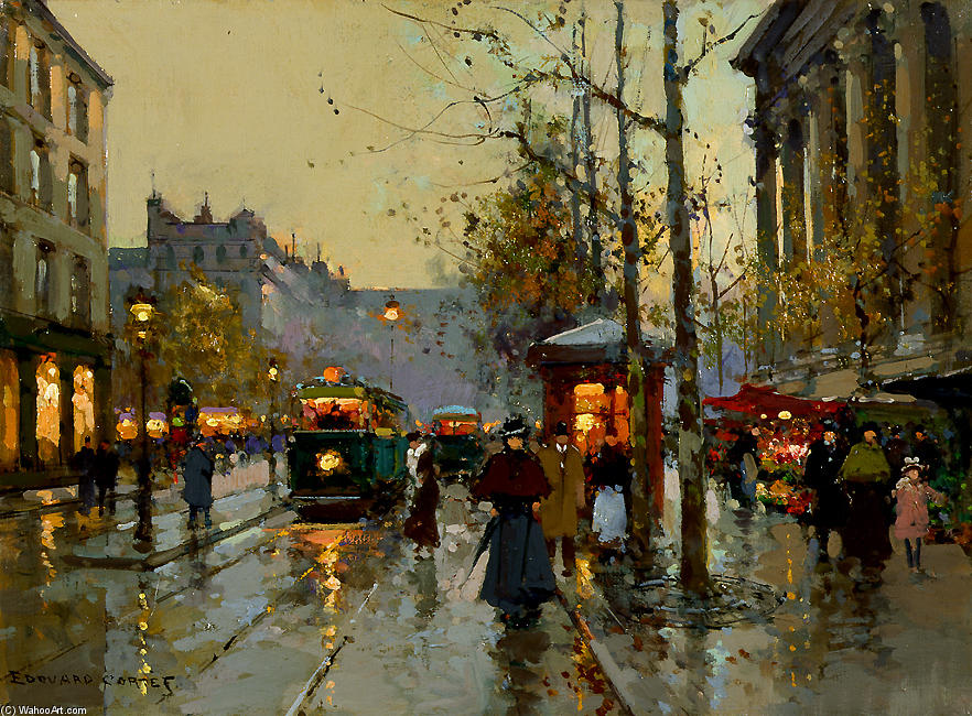 Flower Market At La Madeleine — Edouard Cortès