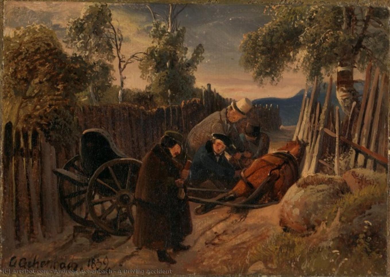 A Driving Accident — Andreas Achenbach