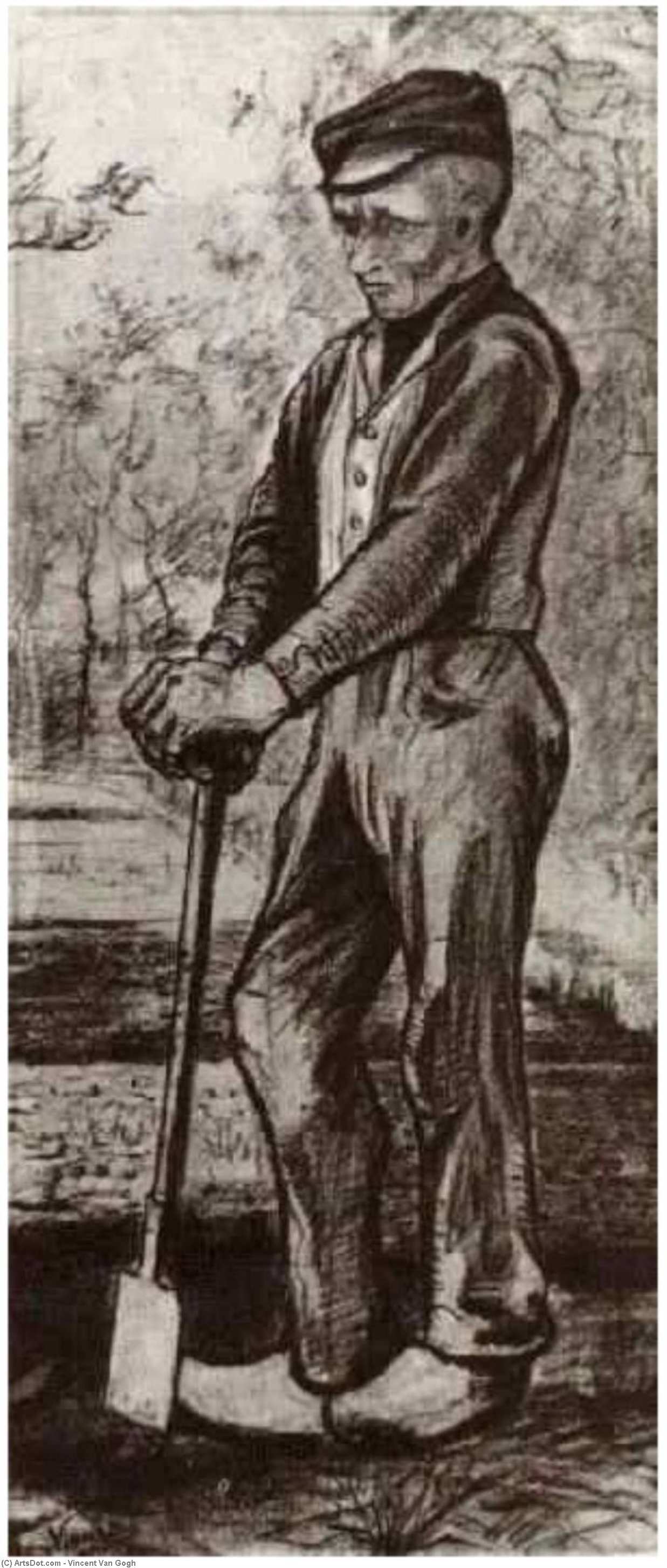Farmer Leaning On His Spade — Vincent Willem Van Gogh