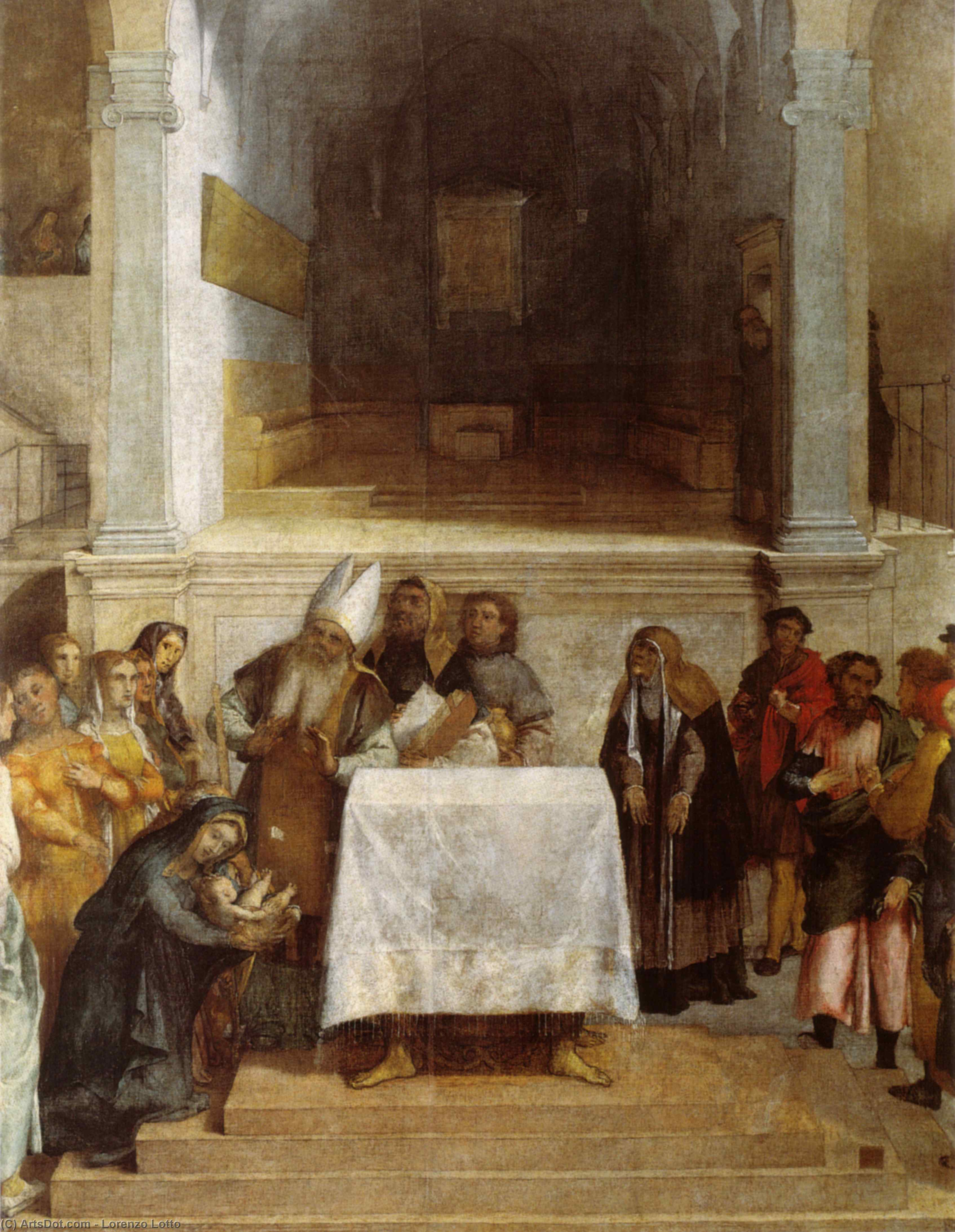 The Presentation Of Christ In The Temple — Lorenzo Lotto