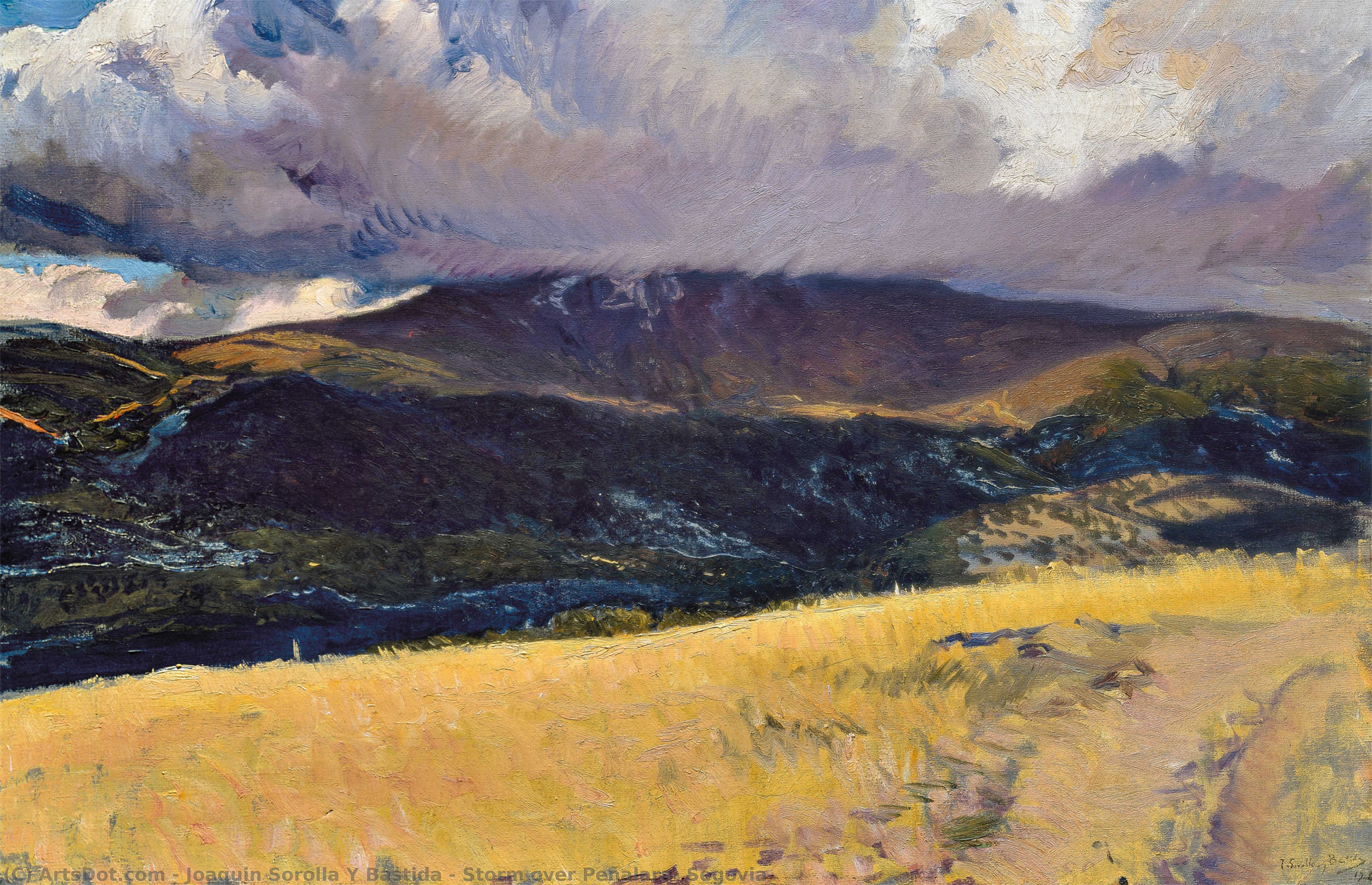 Storm Over Peñalara, Segovia — Joaquín Sorolla Y Bastida