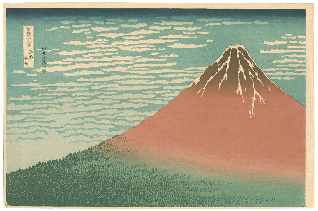 Red Fuji — Katsushika Hokusai