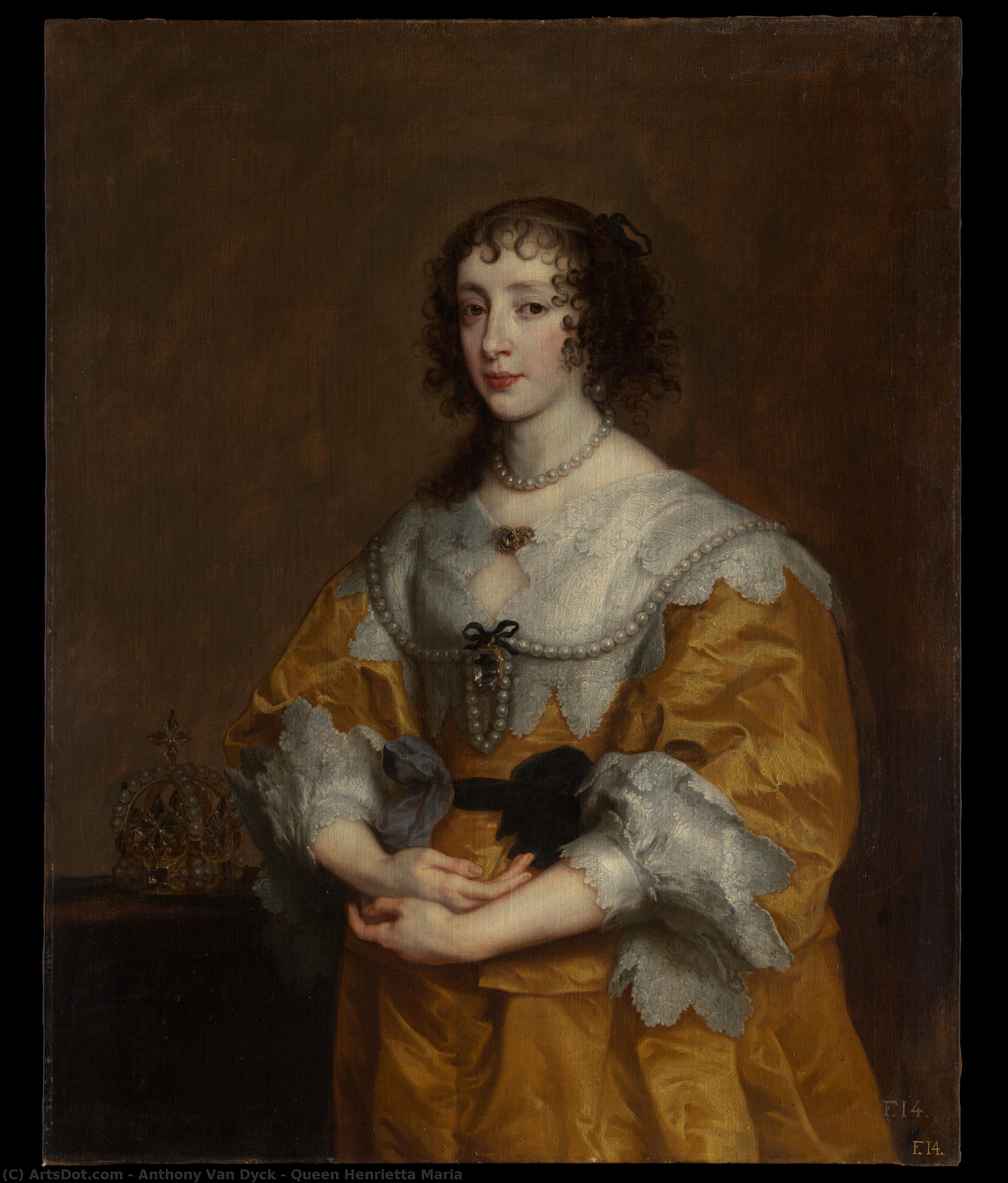 Queen Henrietta Maria — Sir Anthony Van Dyck