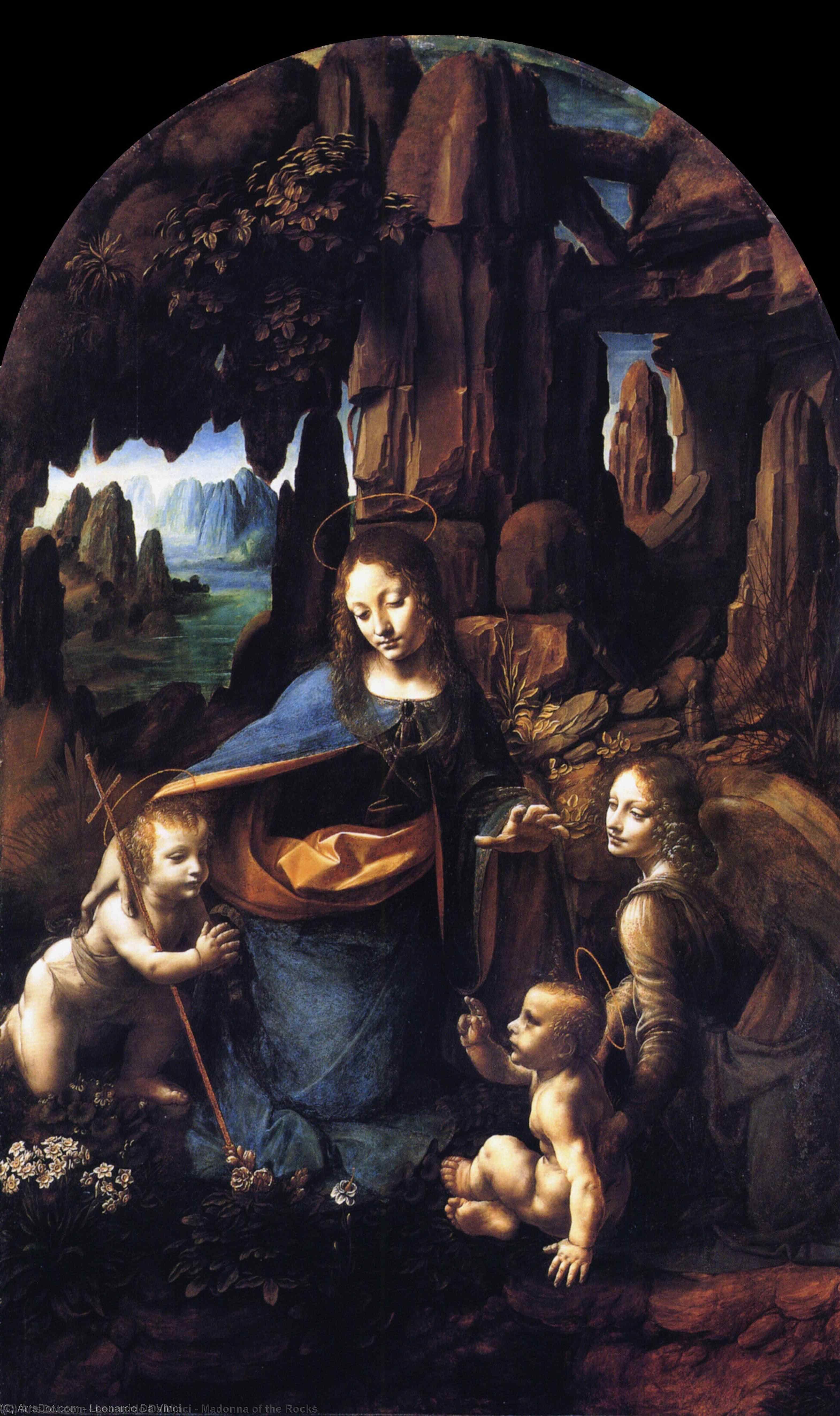 La Virgen De Los Rocas — Leonardo Da Vinci