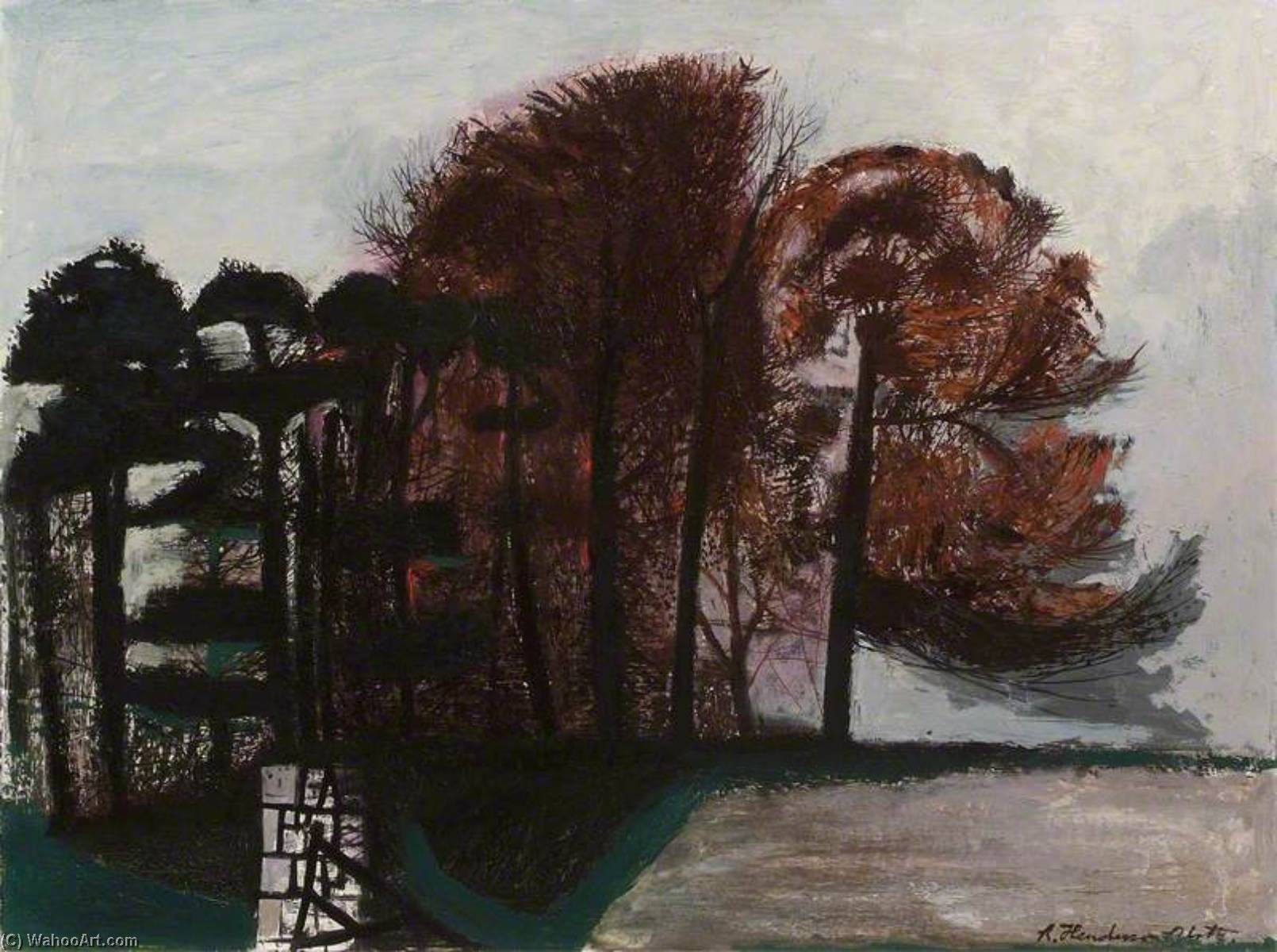 On The Edge Of A Hill — Robert Henderson Blyth