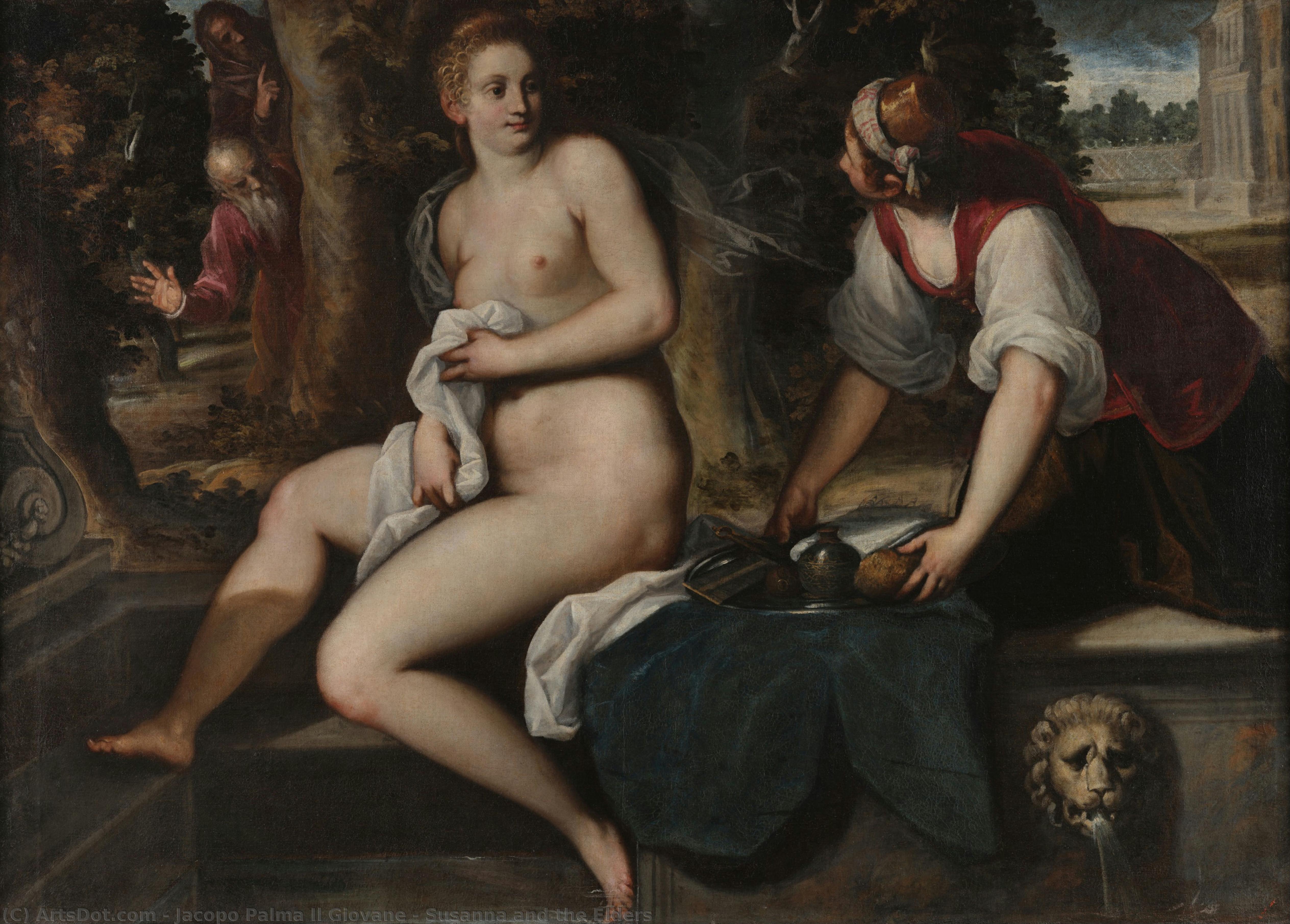 Susanna And The Elders — Jacopo Palma Il Giovane