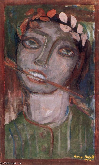 Self-portrait — Margit Anna