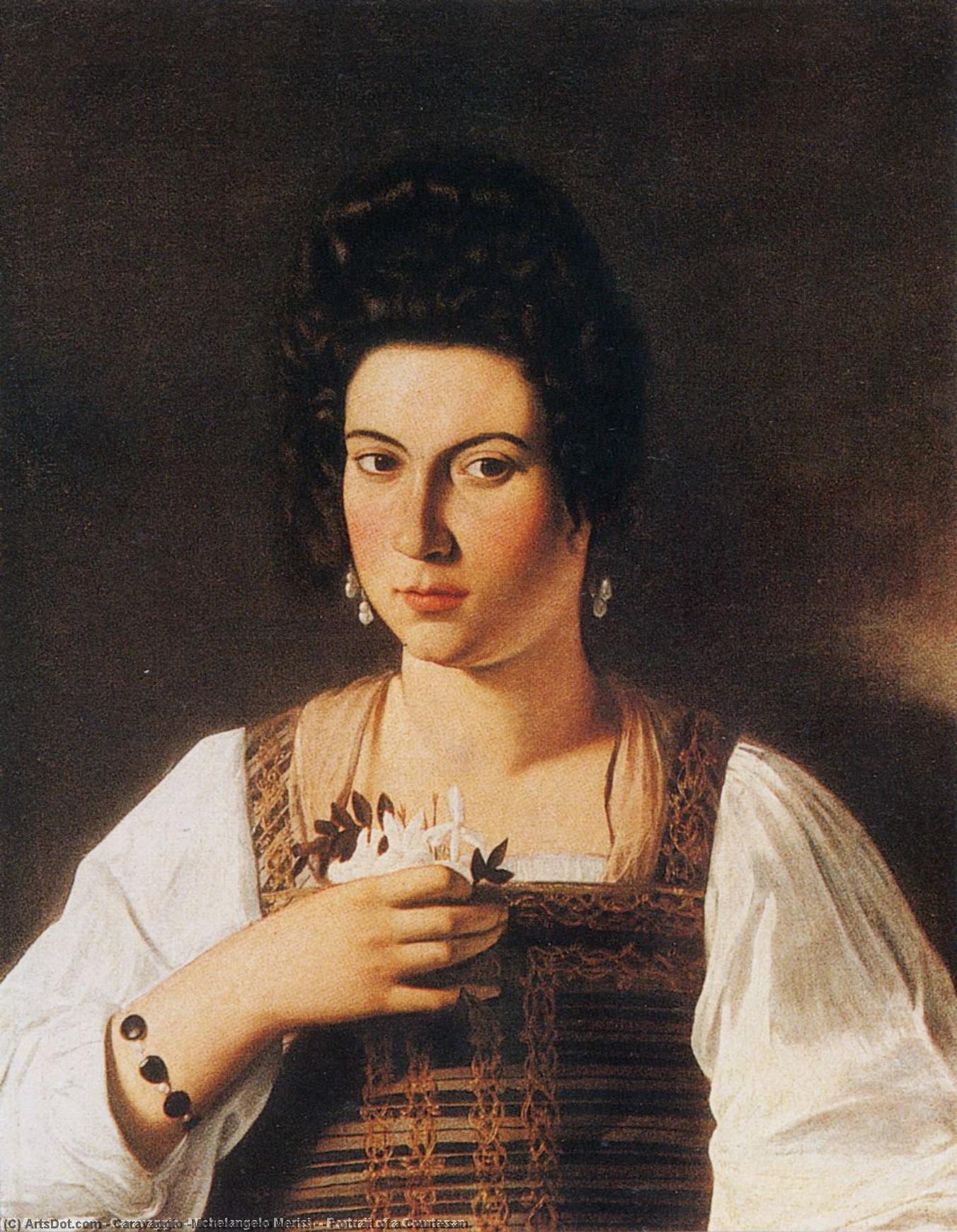 Portrait Of A Courtesan — Caravaggio