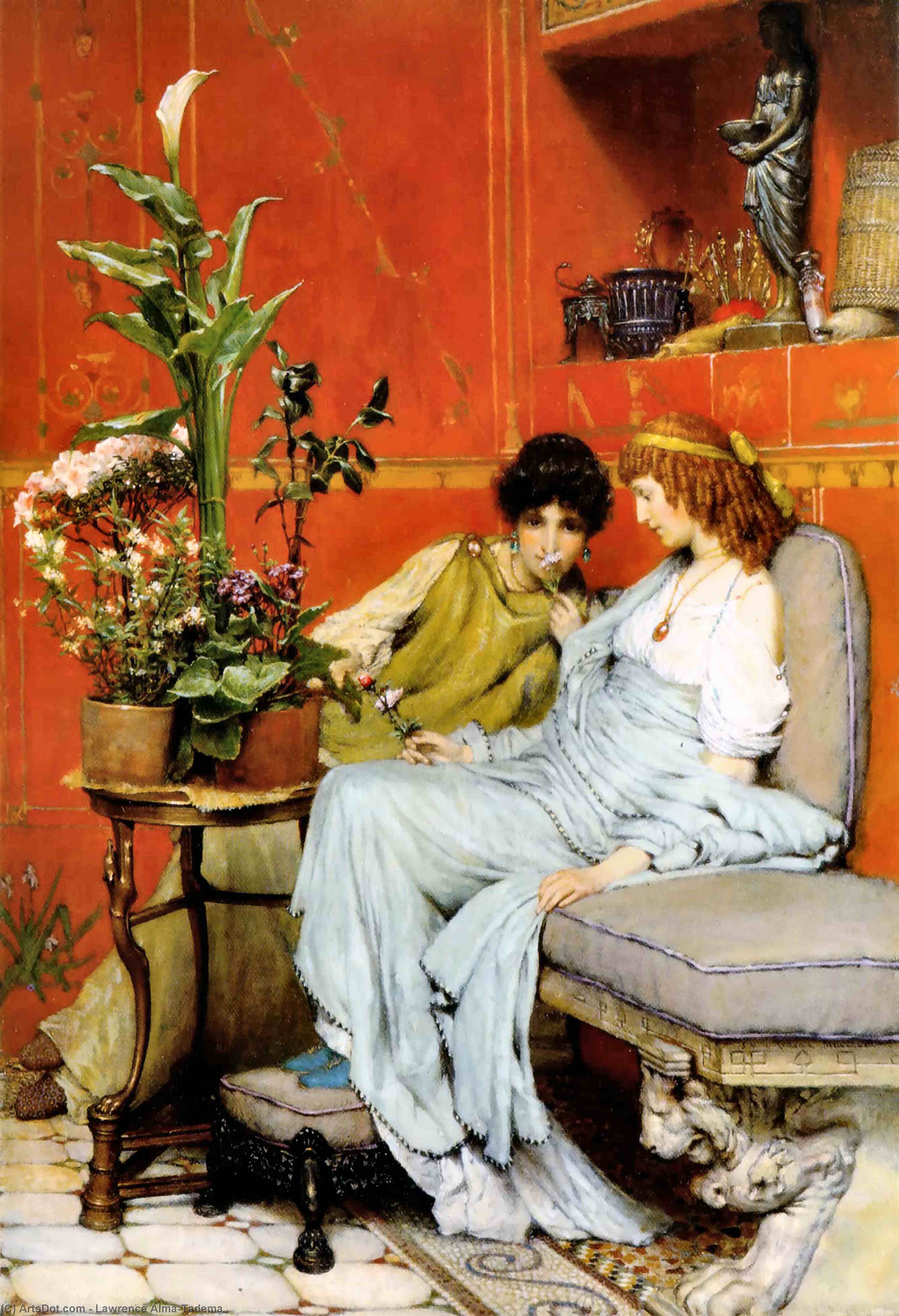 Confidences — Lourens Alma Tadema