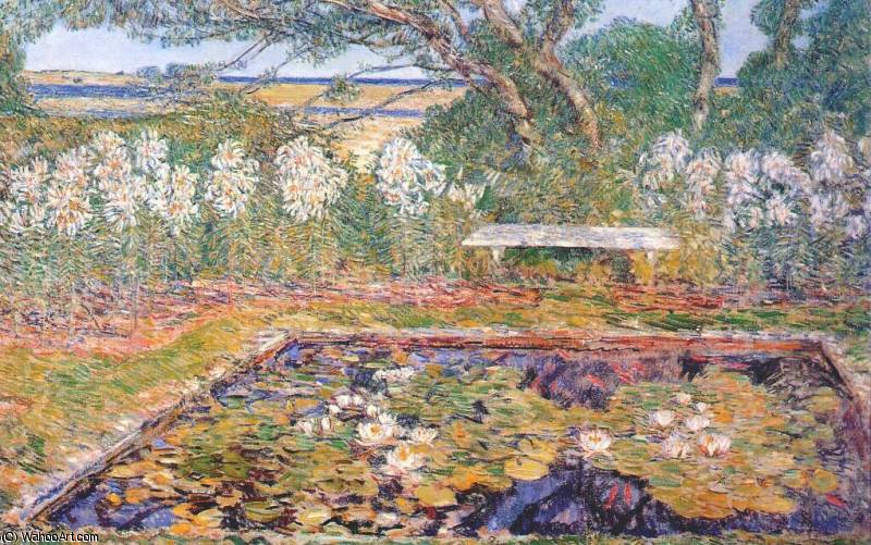 A Long Island Garden — Frederick Childe Hassam