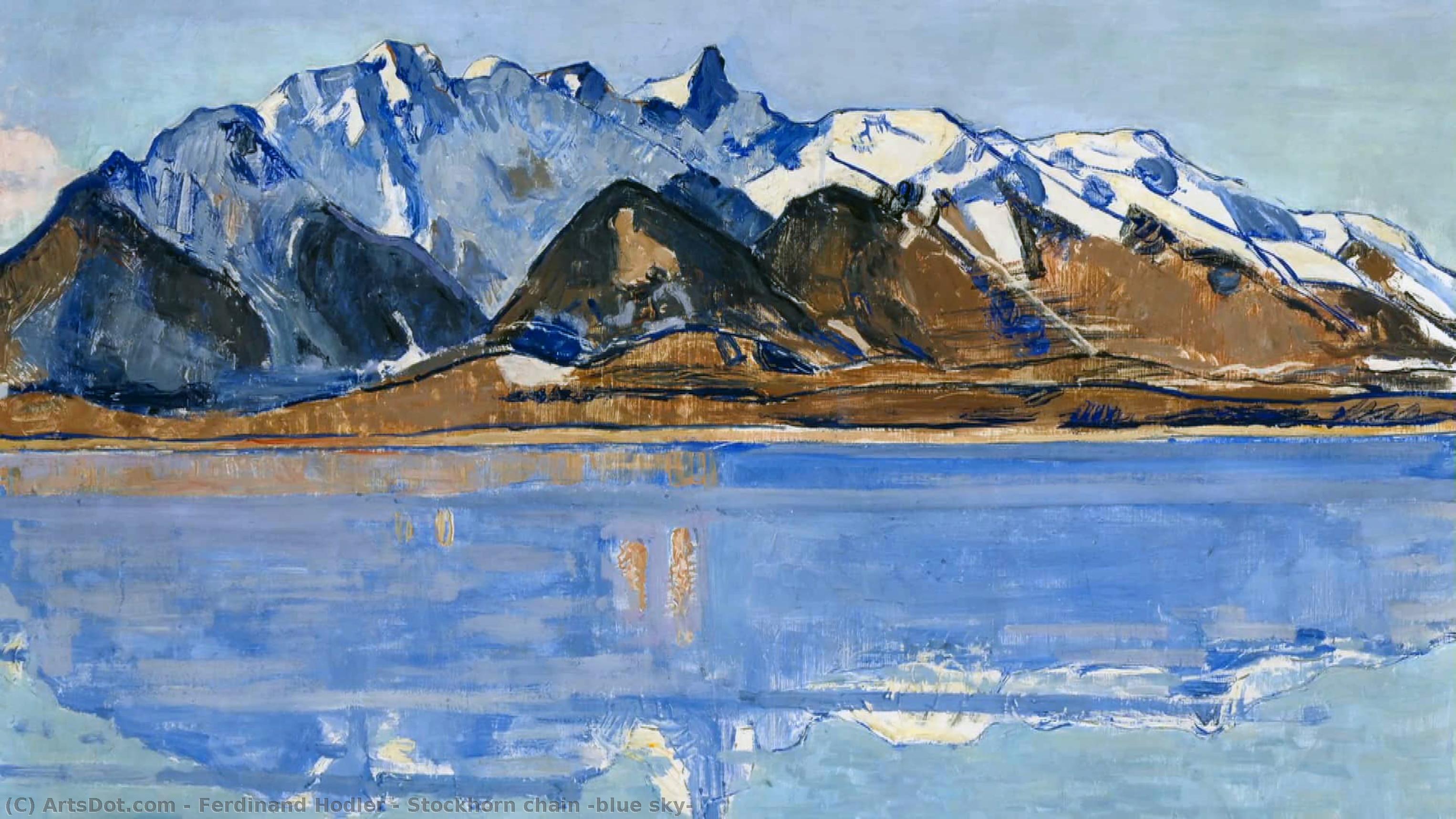 Stockhorn Chain (blue Sky) — Ferdinand Hodler