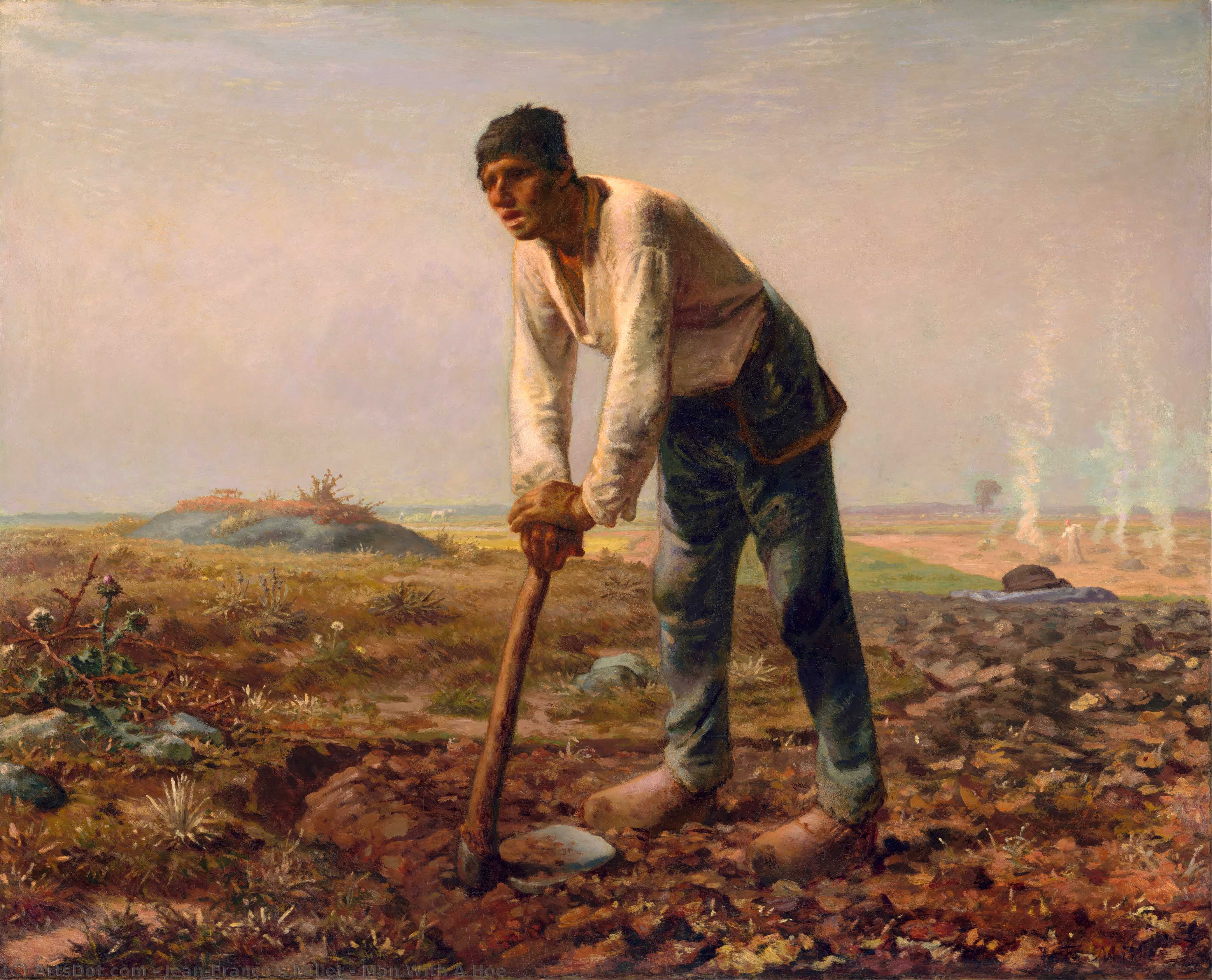 Man With A Hoe — Jean-françois Millet