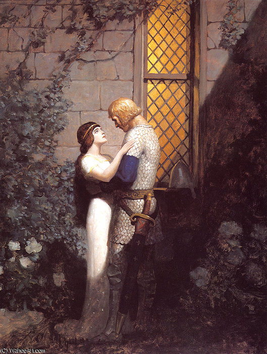Tristram^isolde; In The Garden — N.c. Wyeth