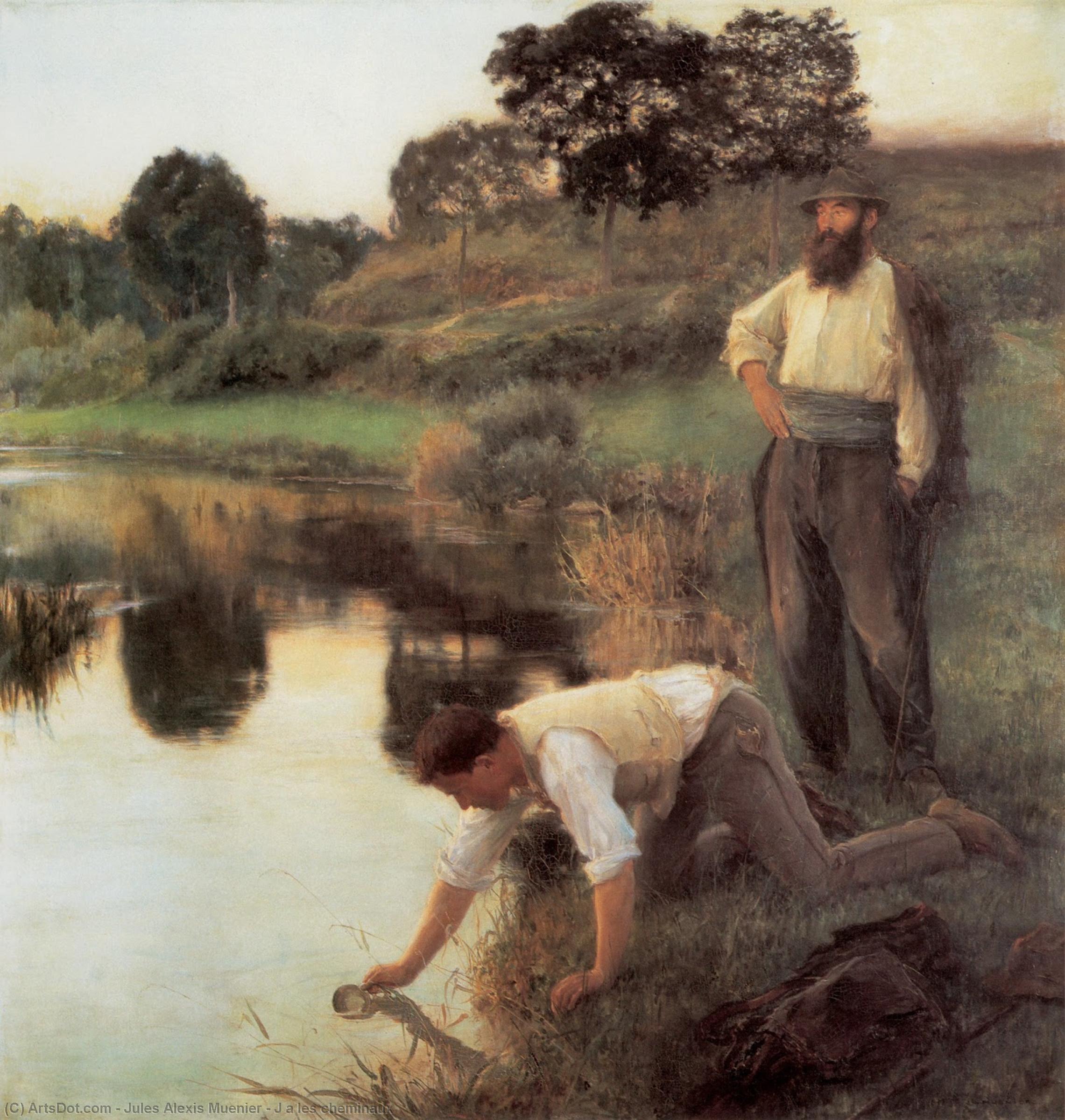 J A Les Cheminaux — Jules Alexis Muenier