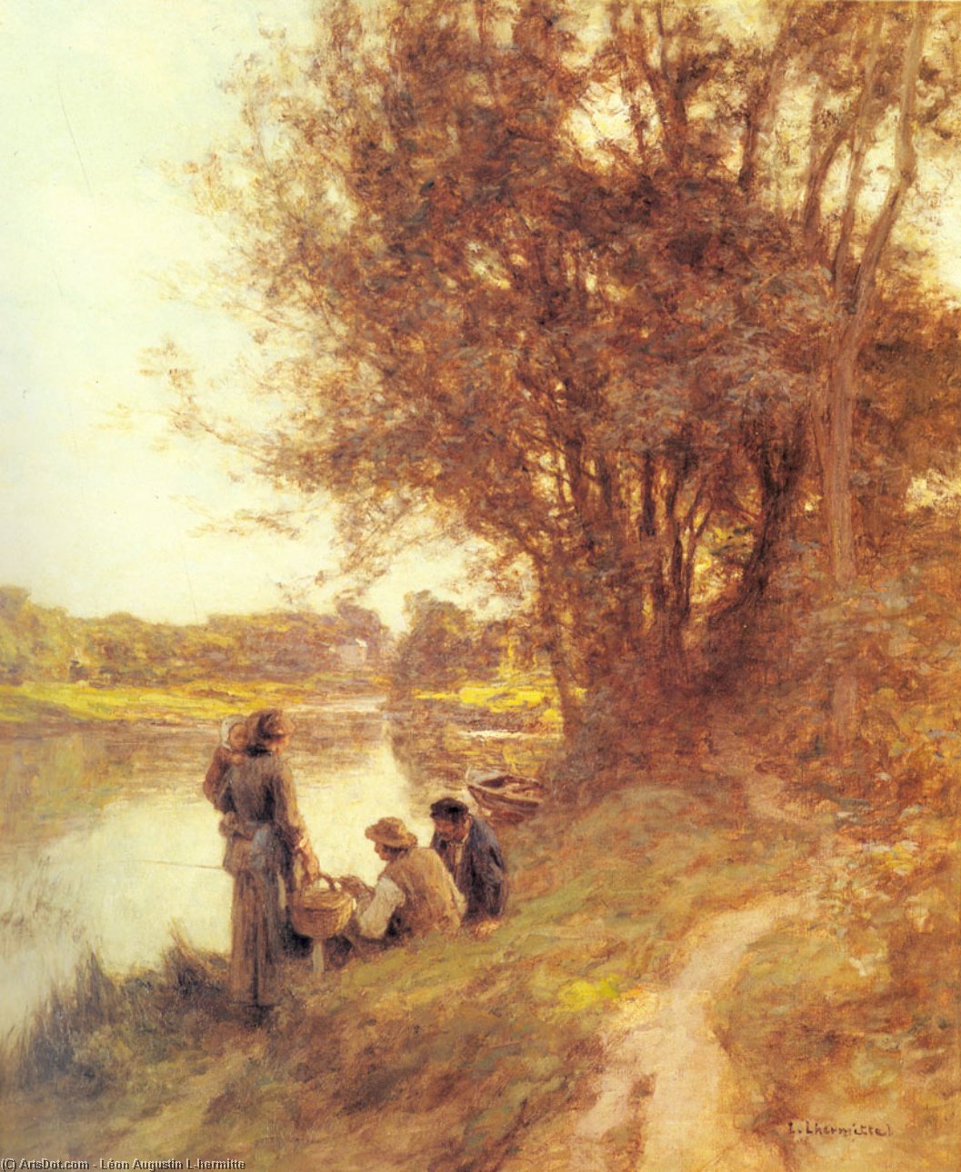 Les Pecheurs — Léon Augustin L'hermitte