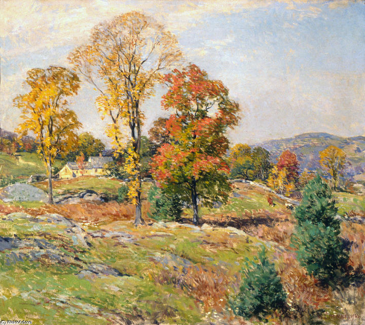 The Approaching Festival — Willard Leroy Metcalf