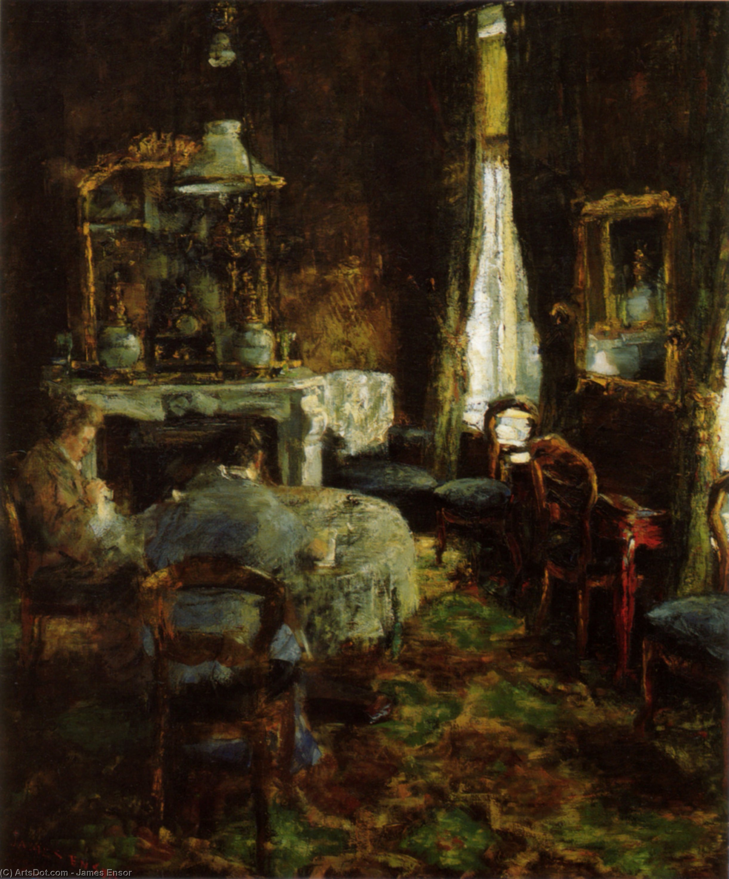 The Bourgeois Salon — James Ensor