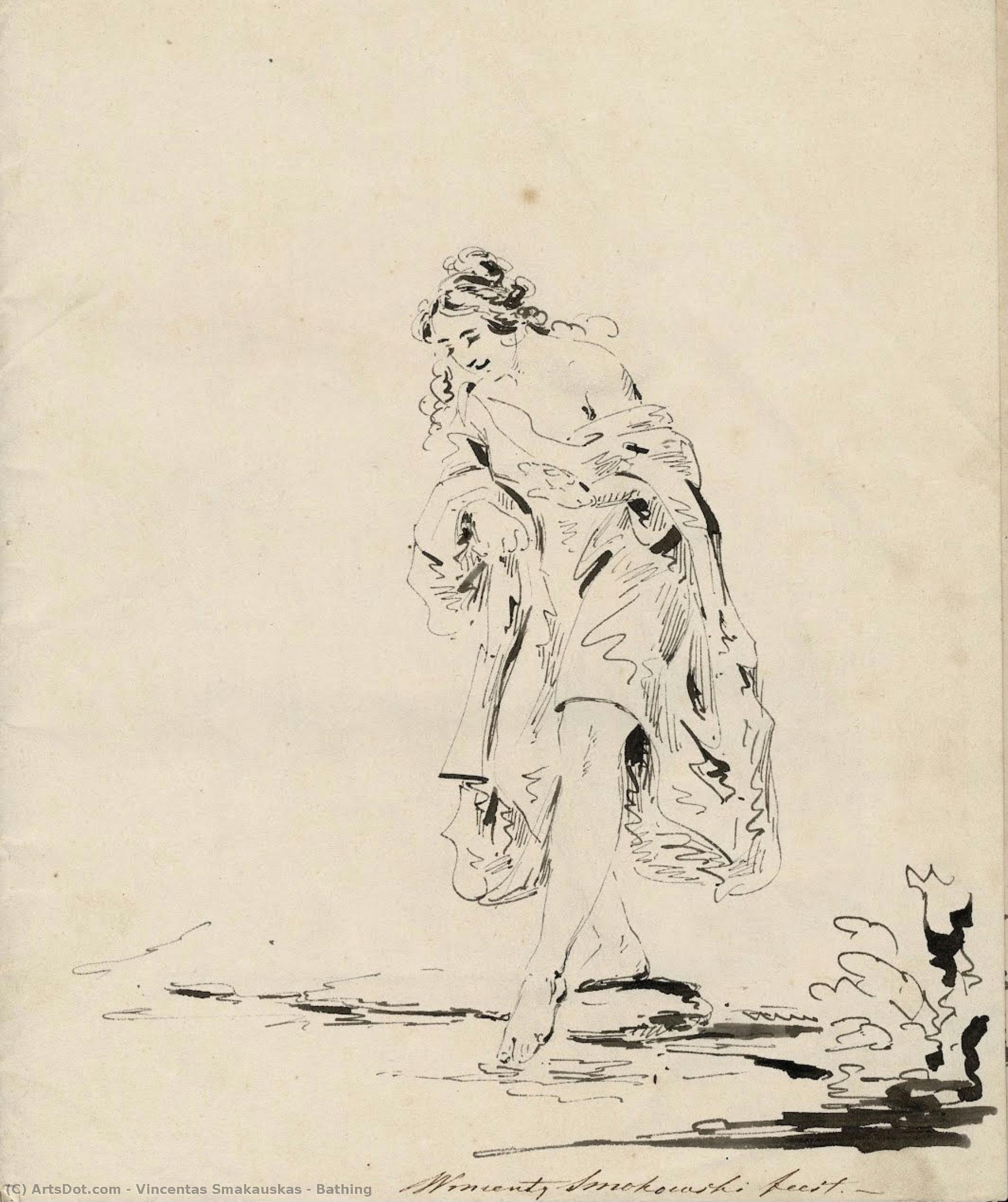 Bathing — Vincentas Smakauskas