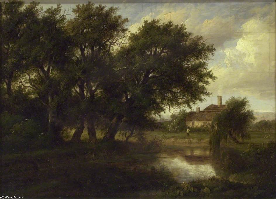 Old Cottages On The Brent, Looking Towards Harrow — Patrick Nasmyth